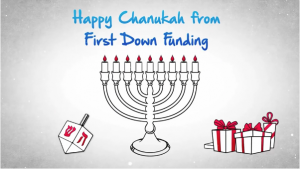 First Down Funding - Happy Chanukah Video