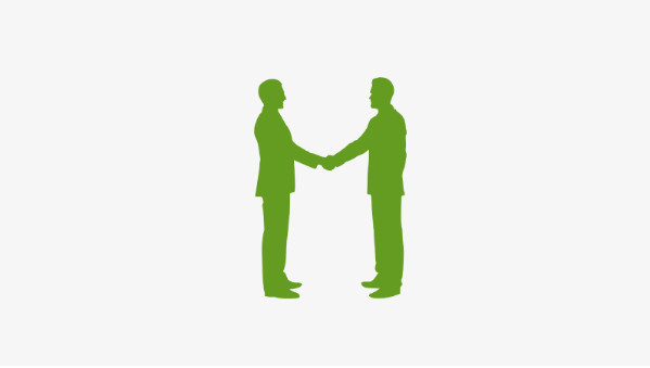 Image of American business lenders in Maryland shaking hands