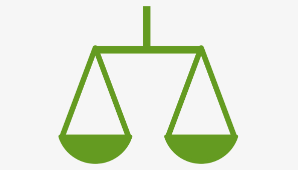 Picture of scale weighing differences between alternative and traditional business funding lenders in Maryland Baltimore